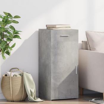 Armario de hormigón gris 40x42,5x93 cm madera multicapa