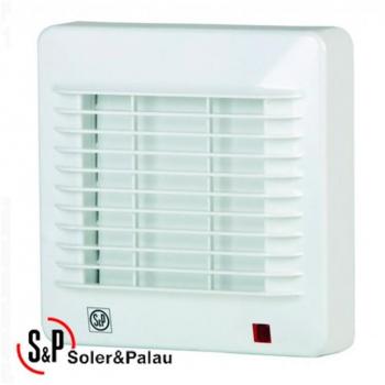 Extractor de baño S&P EDM-100 CT Soler&Palau - Ventilador axial, caudal de aire 100 m³/h, bajo nivel sonoro, diseño compacto y fácil instalación
