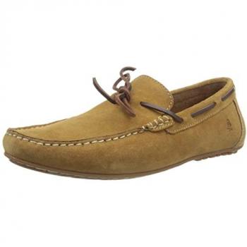 Hush Puppies Reuben Suede Tan Men's Boat Shoes