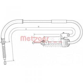 Cable de freno de mano Metzger trasero izquierdo para Mini 10.4303, compatible con modelos de 3/5 puertas