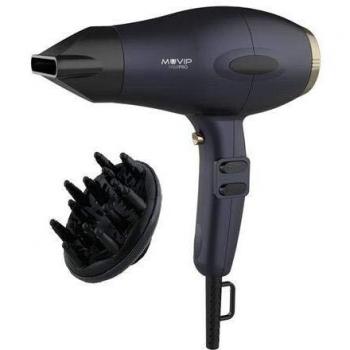 Secador de Cabello Profesional 2200W con Motor AC, Ajuste de Velocidad y Temperatura, Botón de Aire Frío y Gancho para Colgar