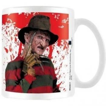 Taza Pesadilla en Elm Street Freddy Krueger Mug Blanco/Rojo One Size