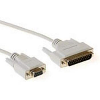 Cable de impresora serie 9 pines D-sub hembra a 25 pines D-sub macho - Longitud: 3 metros