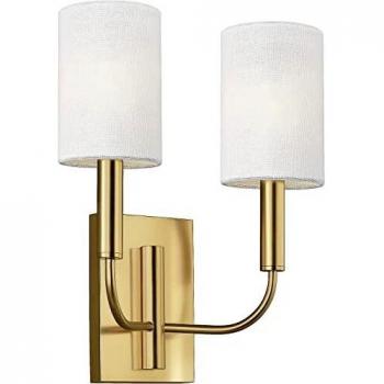 Aplique de Pared Brianna Latón Bruñido 35,9 Cm E14