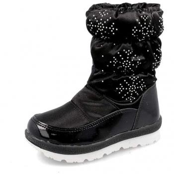 Garvalín 191691, Botas de Nieve para Niñas, Negro