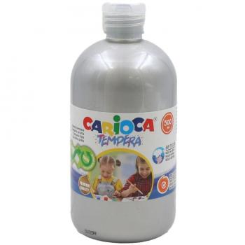 Témpera Pronta Superlavable 500ml Color Plata Carioca