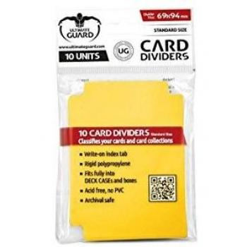 Ultimate Guard Card Dividers Tarjetas Separadoras para Cartas Tamaño Estándar Amarillo