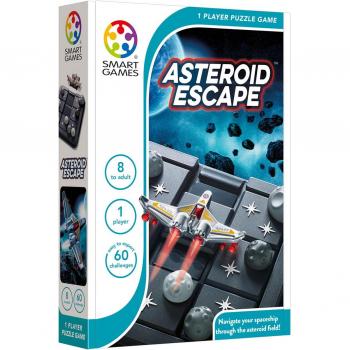 Juego de mesa Asteroid Escape Smart GamesÂ® - Puzzle deslizante, edades 8+, fomenta el pensamiento lógico y la resolución de problemas
