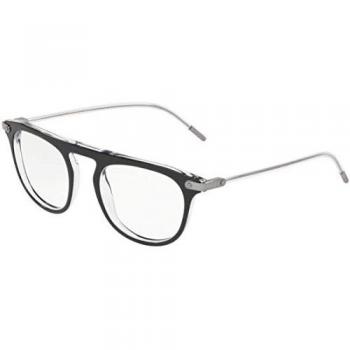 Dolce & Gabbana 0DG3318 Monturas de gafas, Black On Crystal, 50 para Hombre
