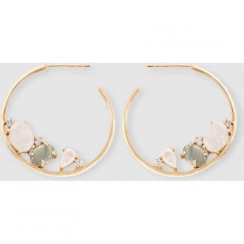Pendientes de aros Cosmic Dust Perseida