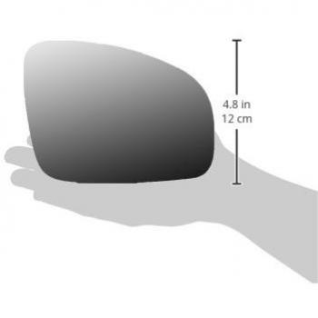 Cristal de espejo retrovisor exterior derecho calefactable para Skoda Fabia 2007-2010 Van Wezel 7627838