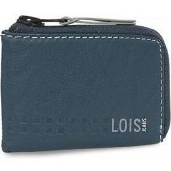 Lois - Monedero Hombre Pequeño - Carteras Piel Genuina - Monedero Mujer - Billeteras Para Hombre. Cartera Tarjetero Hombre Con Llavero Incluido Con