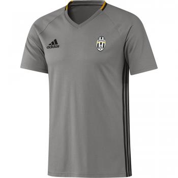 adidas Juventus Trg Tee - Camiseta para hombre, color gris / dorado, talla S