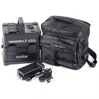 Godox LeadPower LP-450X - Inversor portátil a batería para alimentación de flashes de estudio profesionales