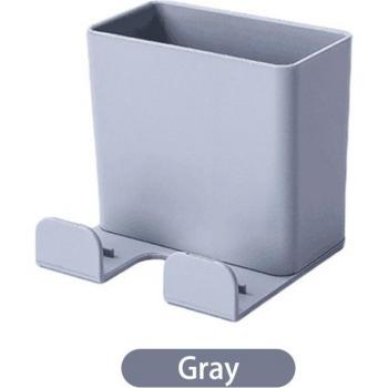 Caja Organizadora de Control Remoto Montada en Pared para Aire Acondicionado y Soporte para Cargador Móvil