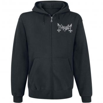 Mayhem De Mysteriis Dom Sathanas Capucha con Cremallera Negro XL