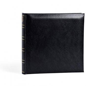 Álbum de Fotos Henzo Basic Line Negro 25x24.5 cm con 60 Páginas Blancas