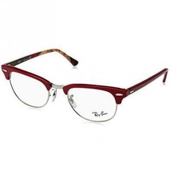 Ray-Ban Clubmaster, Monturas de Gafas Unisex Adulto, Rojo