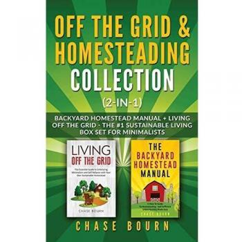 Sustainable Living Bundle: Backyard Homesteading Guide + Off-Grid Essentials Box Set for Minimalists