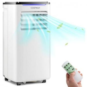 10,000 BTU Portable Air Conditioner with Dehumidifier and Remote Control