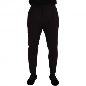 Dolce & Gabbana Brown Cotton Chino Pants - IT48 | M