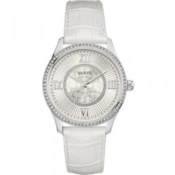Guess Reloj Análogo clásico para Mujer de Cuarzo con Correa en Cuero W0768L4