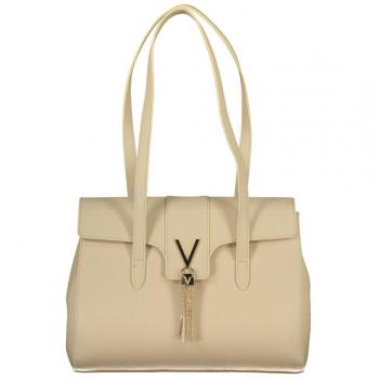 Valentino by Mario Valentino Beige Polyethylene Handbag with Contrast Details, ONE SIZE