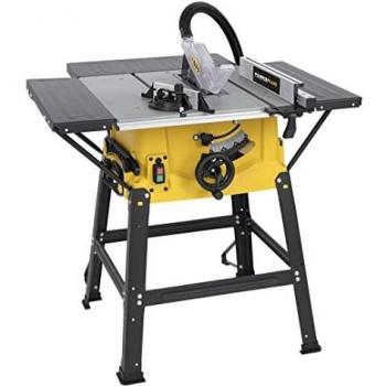 Kreator PowerPlus POWX07595-Sierra de mesa (2000 W, 250 mm), Multicolor
