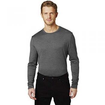 Helly Hansen HH Merino Mid LS Sudadera, Hombre, 965 Charcoal Melange, L