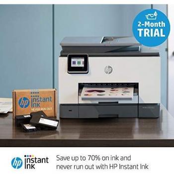 HP OfficeJet Pro 9025 3UL05B, Impresora Multifunción Tinta, Imprime, Escanea, Copia y Fax, Wi-Fi, Ethernet, USB 2.0, HP Smart App, Incluye 2 Meses del Servicio Instant Ink, Verde Oasis