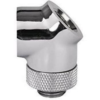 Thermaltake Pacific G1/4 45 Degree Adapter Fitting - Chrome