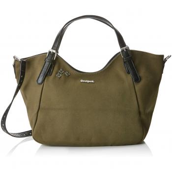 Desigual - Bols_carnaby Rotterdam, Shoppers y bolsos de hombro Mujer, Verde