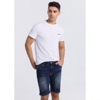 LOIS JEANS - Bermuda Tejana - Caja Media - Marino