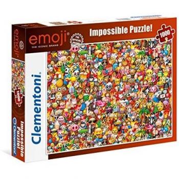 Clementoni 39388 Impossible Emoji Puzzle puzzle for children and adults -1000-Pieces, Multicolor
