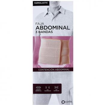 Farmalastic Faja Abdominal de Tres Bandas Talla M 1 Unidad