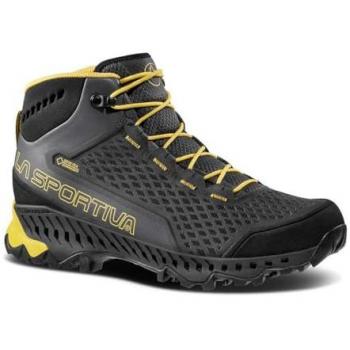 La Sportiva Stream GORE-TEX Surround Hiking Boots - Dark Gray/Yellow - Size 41.5