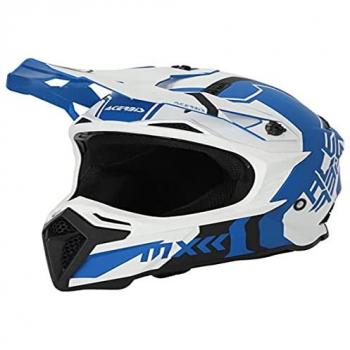 Acerbis Casco de Cross Profile 5 Blanco-Azul L