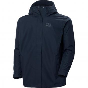 Helly Hansen Women's Seven J Plus Waterproof Rain Jacket Navy 2XL