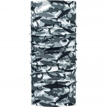 Original Buff Shark Camo Tubular, Unisex Adulto, Gris, Talla Única