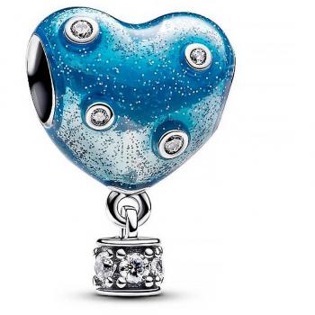 Charm de Plata de Ley Globo Aerostático Corazón Pandora 793595C01