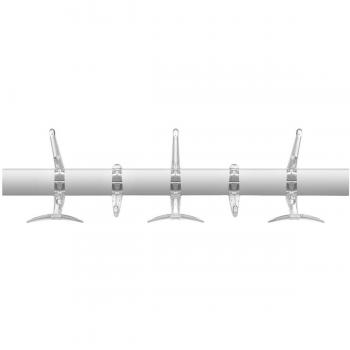 Kartell Hanger Percha, Aluminio, Transparente