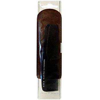 Peine de viaje Acca Kappa Rado/Fitto 13,5 cm con funda y dientes finos y gruesos