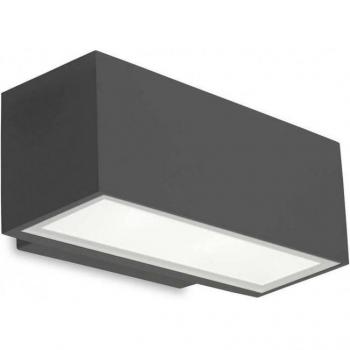 Aplique de jardín LED Up & Down Afrodita Urban Grey 22cm 1217lm 4000K IP65