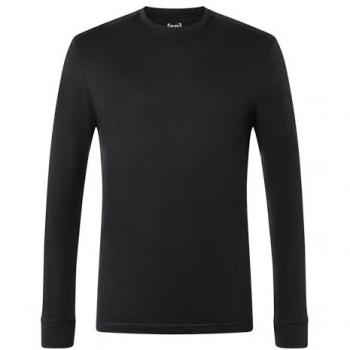 Super.natural Tundra175 Men's Long Sleeve T-Shirt - Jet Black