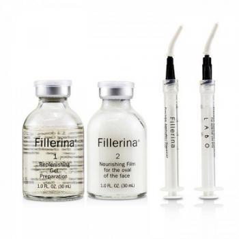 Fillerina Grade 4 Dermo-Cosmetic Replenishing Gel Set - At-Home Use (2x30ml + 2 Applicators)
