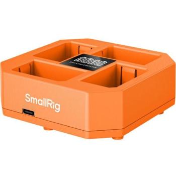 SmallRig NP-FZ100 4-Channel Camera Battery Charger with 60W Fast Charging and LED Display
