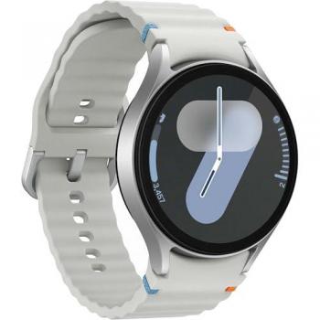 Samsung Galaxy Watch 7 - Reloj inteligente digital de 44 mm, pantalla AMOLED de 3,81 cm (1.5) con resolución de 480 x 480 píxeles, táctil, color plata, conectividad Wifi