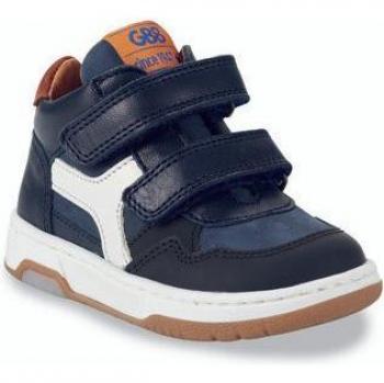 GBB DARIO Boys' High-Top Sneakers with Velcro Straps in Blue
