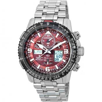 Citizen Promaster Skyhawk Red Dial Eco-Drive Perpetual Calendar Men's Watch 200M