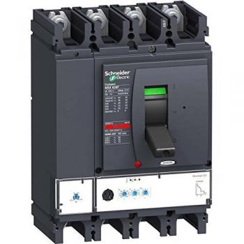 Schneider Electric LV432894 NSX630N Micrologic 2.3 Interruptor Automático Compact, 630A, 4 Polos 4R, 255mm x 185mm x 110mm